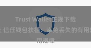 Trust Wallet正规下载地址 信任钱包扶植：幸免丢失的有用规律